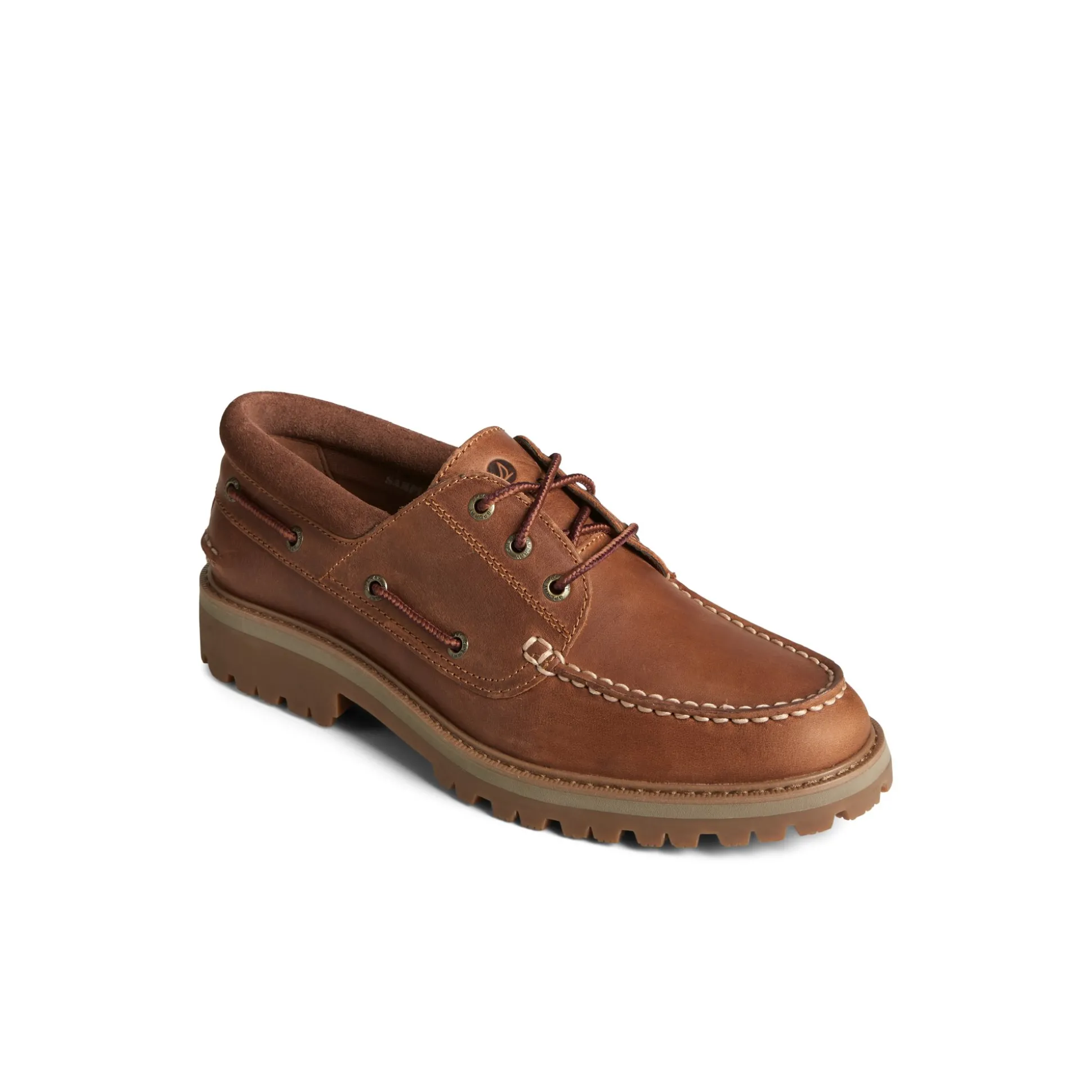 Authentic Original™ Unlined Lug 3-Eye Boat Shoe