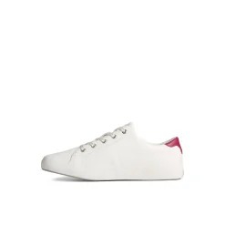 Sandy Leather Metallic Sneaker