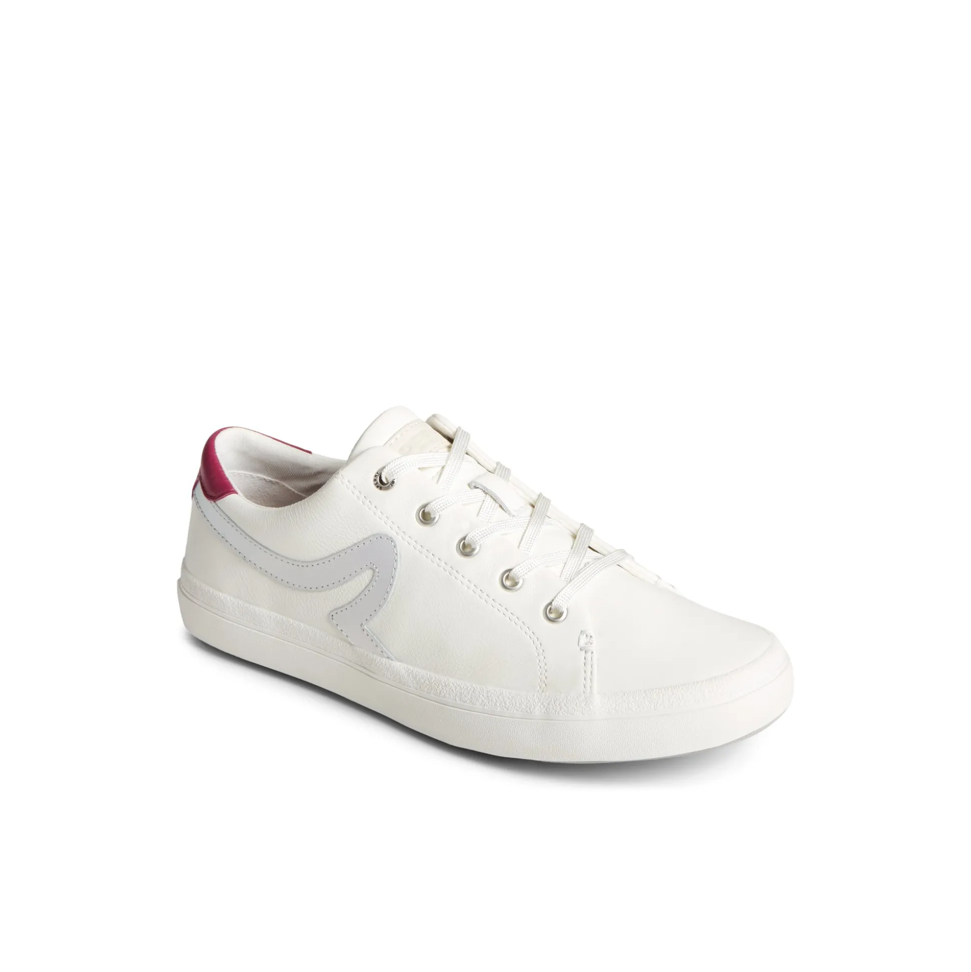 Sandy Leather Metallic Sneaker