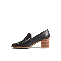 Seaport Penny Heel Leather Loafer