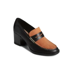 Seaport Two-Tone Penny Heel
