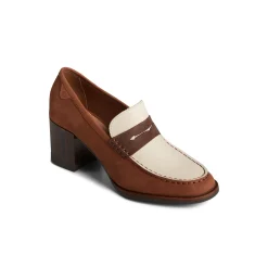 Seaport Two-Tone Penny Heel